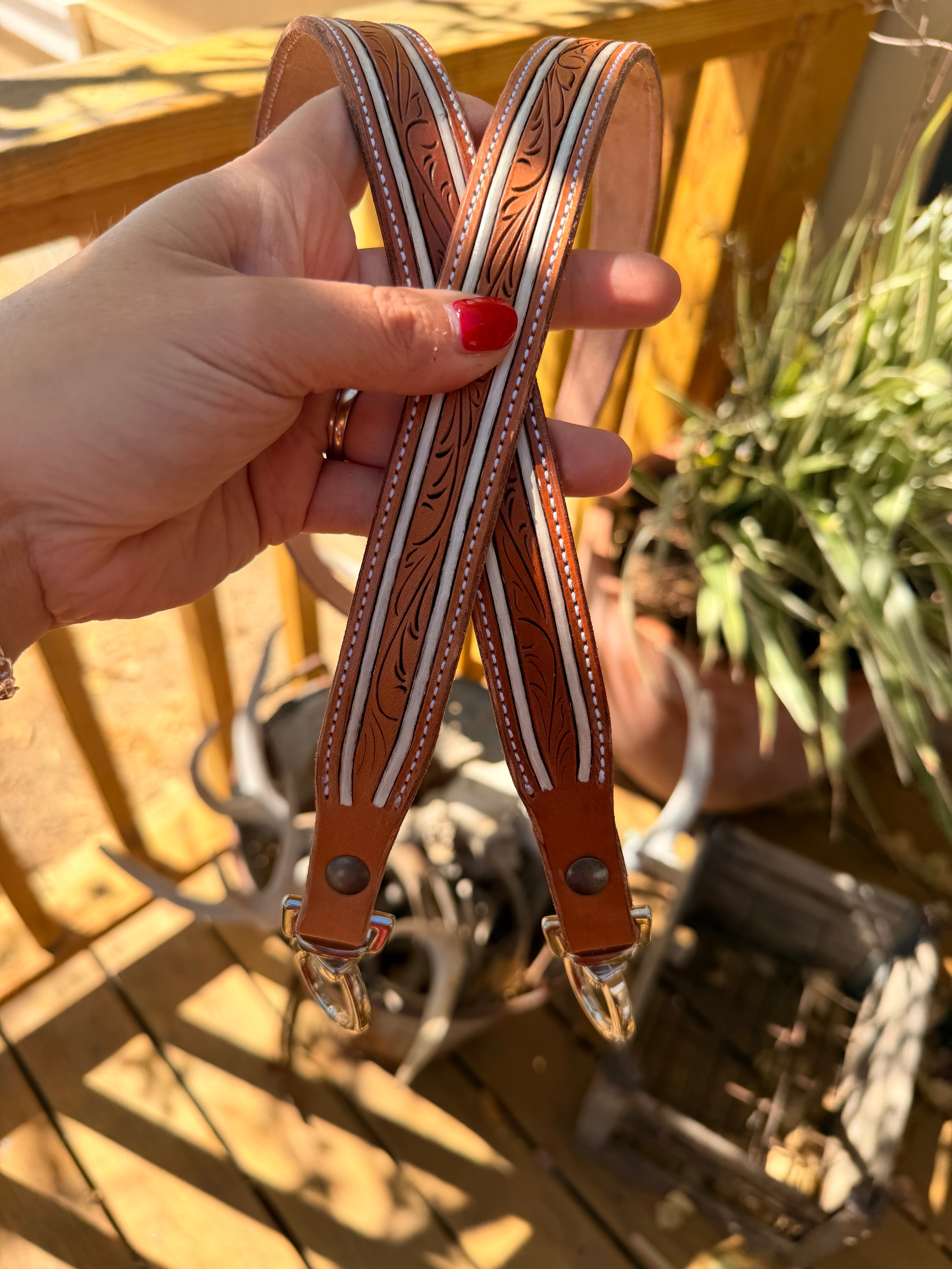 Simple Scroll Purse Strap