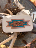 Turquoise Aztec Jewelry Box