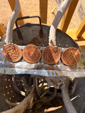 Cowboy Circle Keychain