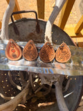 Cowboy Teardrop Keychain